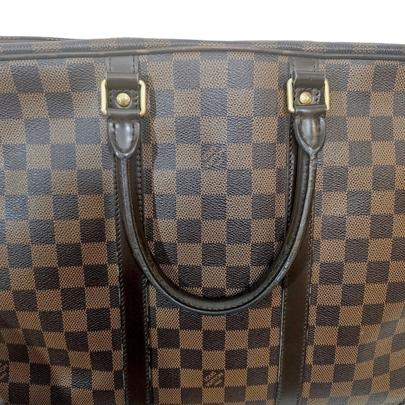 Louis Vuitton Damier Ebene Porte-Documents Voyage Leather Briefcase Hand… - Picture 3 of 16